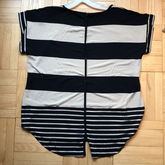 NWT Cable and Gauge Striped Jersey Top XL - Picture 5 of 8